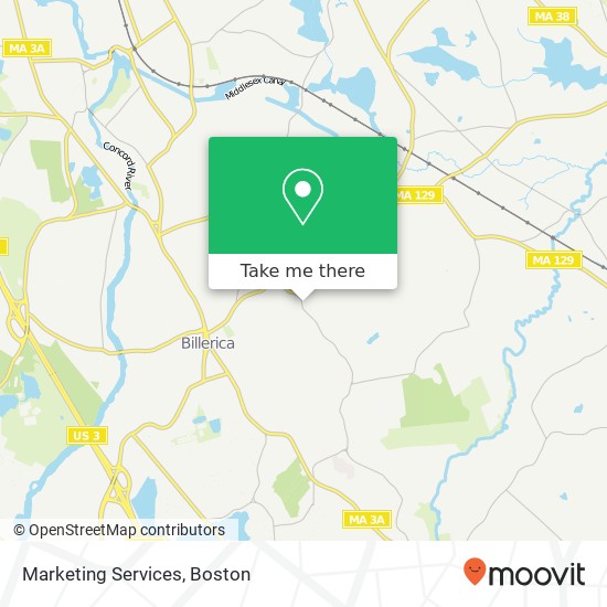 Marketing Services map