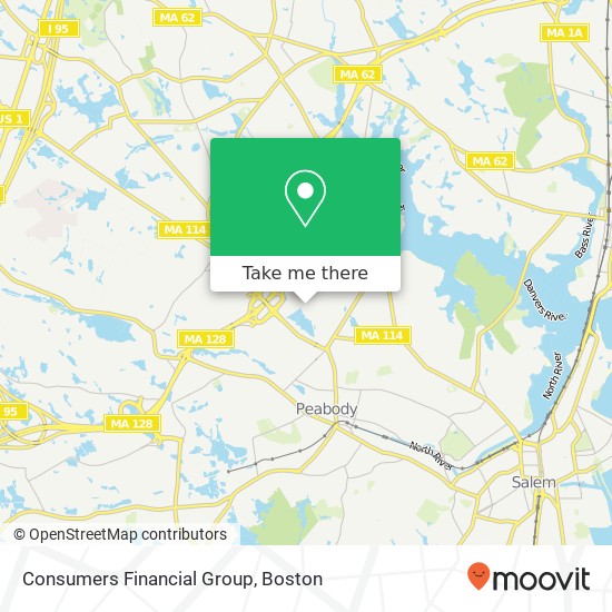 Consumers Financial Group map