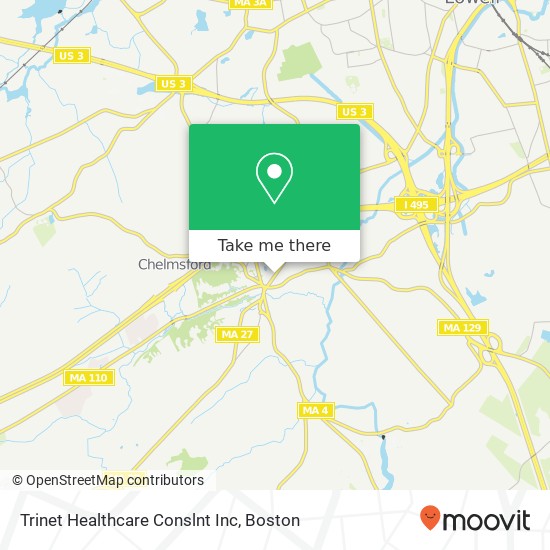 Mapa de Trinet Healthcare Conslnt Inc