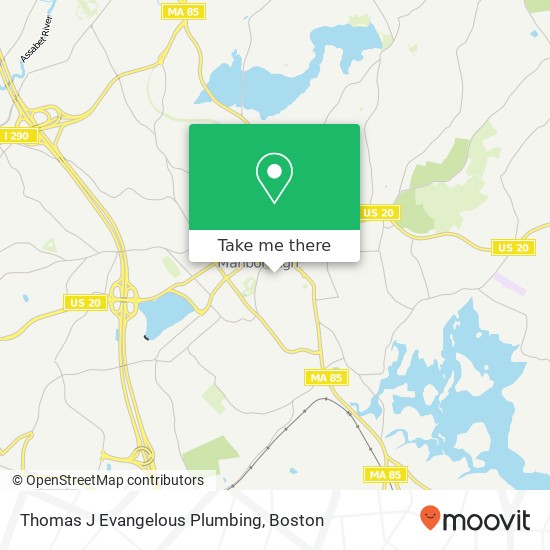 Mapa de Thomas J Evangelous Plumbing