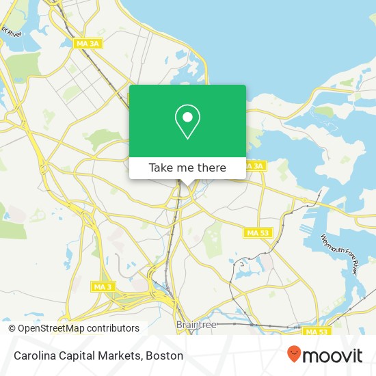 Carolina Capital Markets map