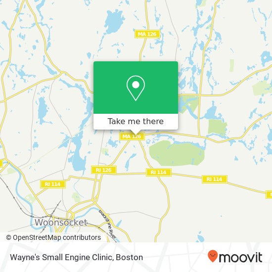 Mapa de Wayne's Small Engine Clinic