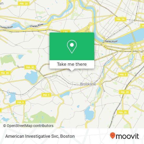 American Investigative Svc map