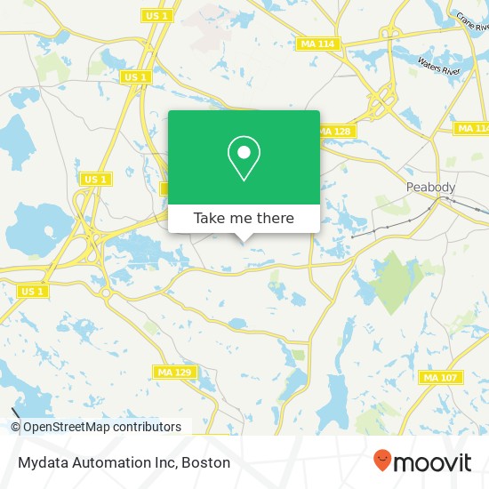 Mapa de Mydata Automation Inc