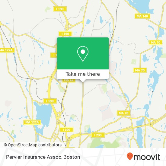 Pervier Insurance Assoc map