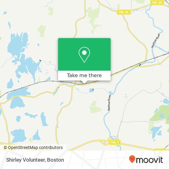 Shirley Volunteer map