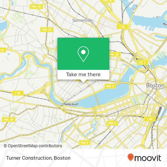 Turner Construction map