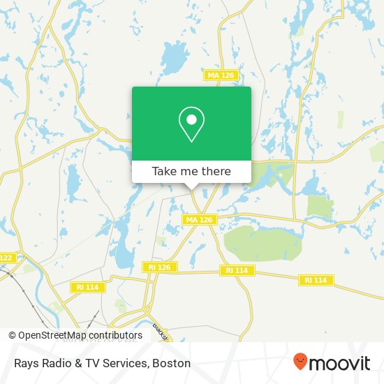 Mapa de Rays Radio & TV Services