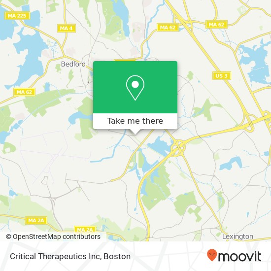 Critical Therapeutics Inc map