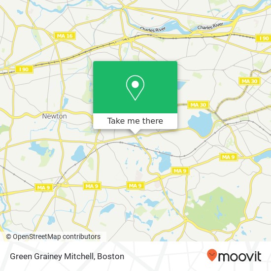 Mapa de Green Grainey Mitchell