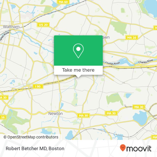 Robert Betcher MD map