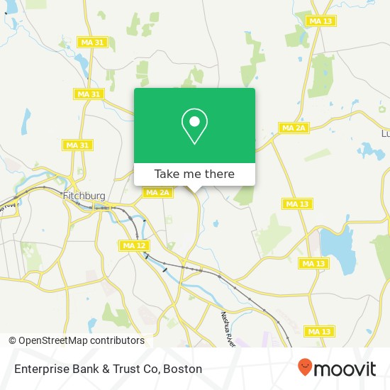 Enterprise Bank & Trust Co map