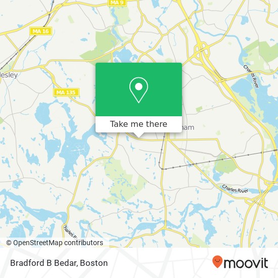 Bradford B Bedar map