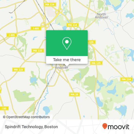 Mapa de Spindrift Technology