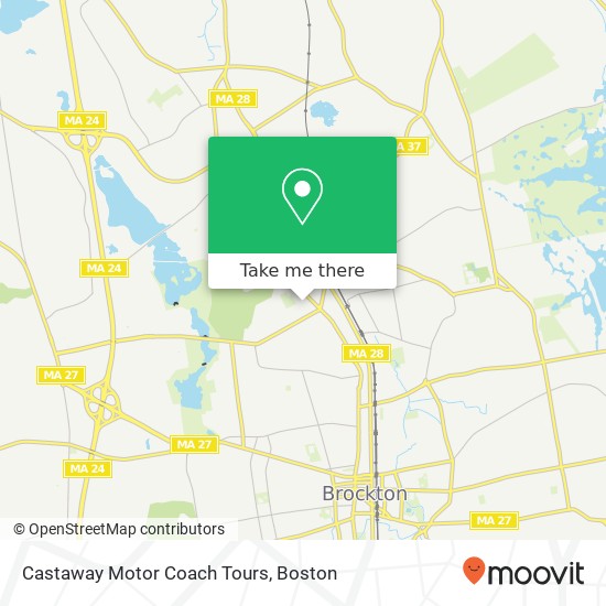 Mapa de Castaway Motor Coach Tours
