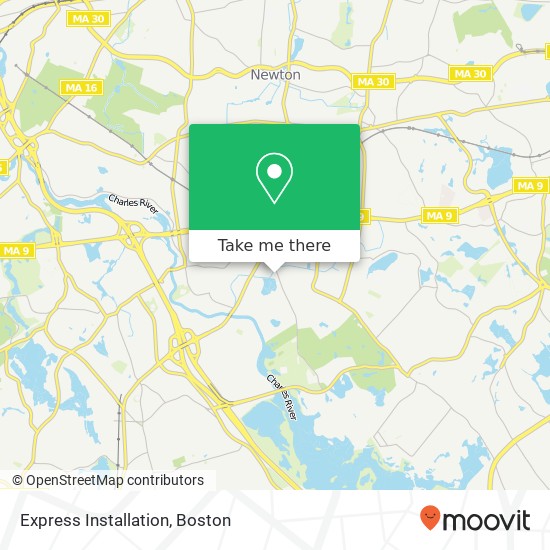 Express Installation map