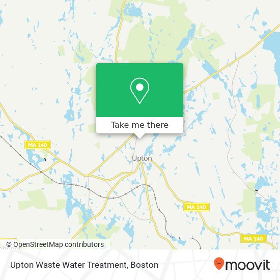 Upton Waste Water Treatment map