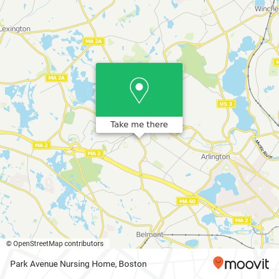 Mapa de Park Avenue Nursing Home