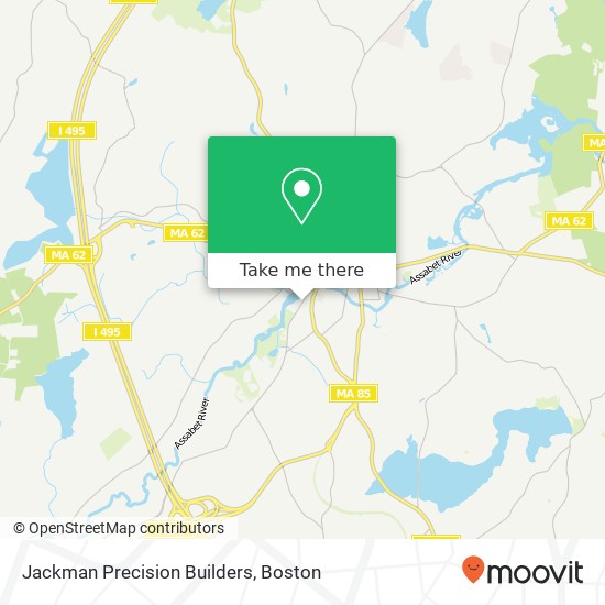 Mapa de Jackman Precision Builders