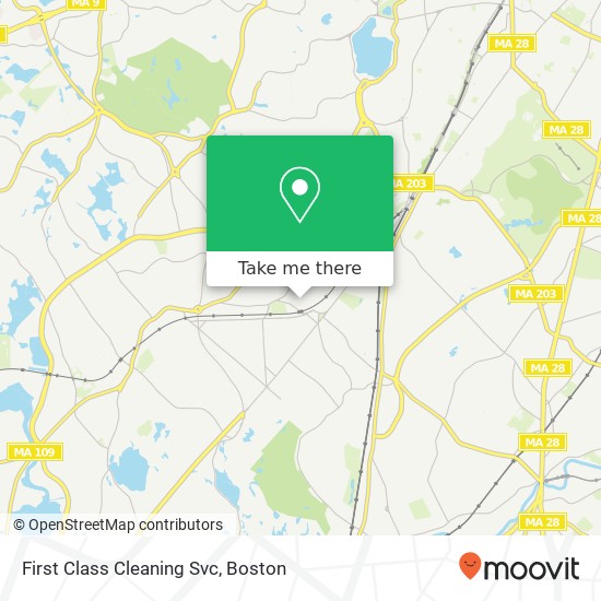 First Class Cleaning Svc map