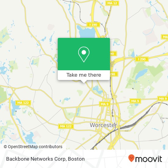 Backbone Networks Corp map