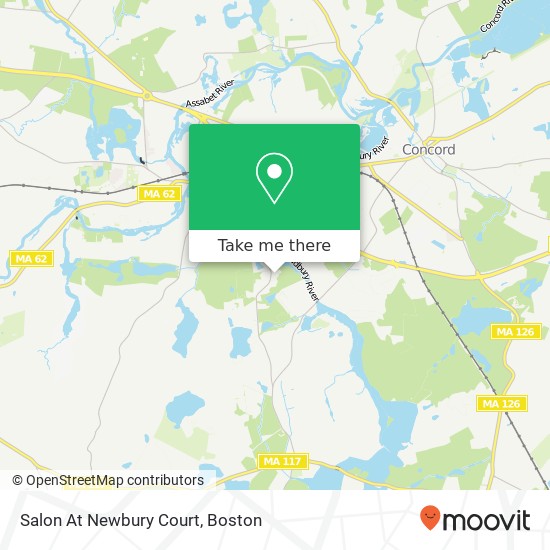 Mapa de Salon At Newbury Court