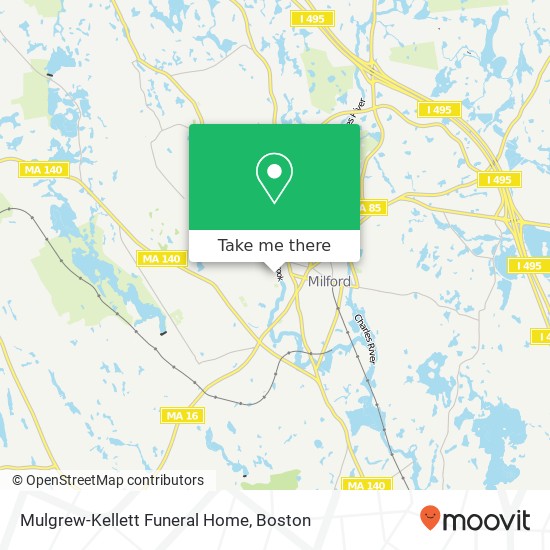 Mapa de Mulgrew-Kellett Funeral Home