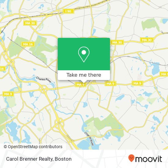 Carol Brenner Realty map