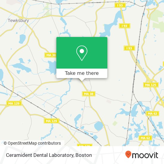 Mapa de Ceramident Dental Laboratory