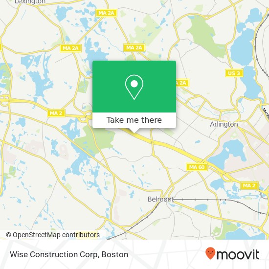 Wise Construction Corp map