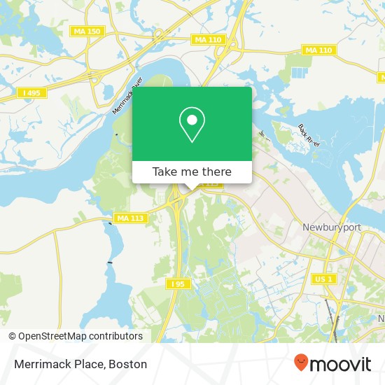 Merrimack Place map