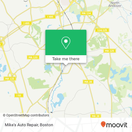 Mike's Auto Repair map