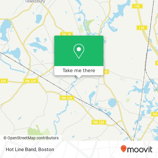 Mapa de Hot Line Band