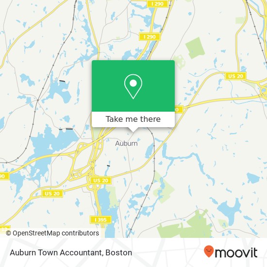 Mapa de Auburn Town Accountant