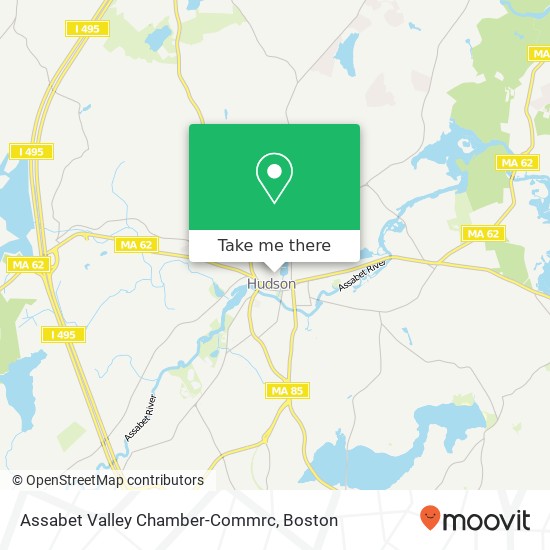 Assabet Valley Chamber-Commrc map