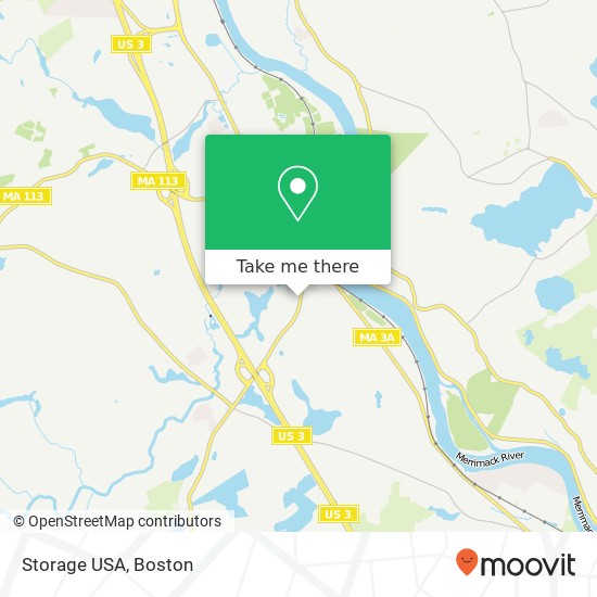 Mapa de Storage USA