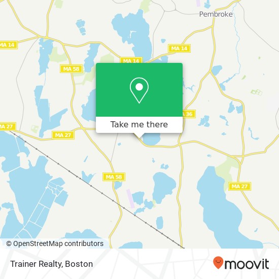 Trainer Realty map