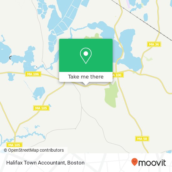 Mapa de Halifax Town Accountant