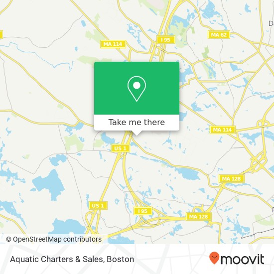 Aquatic Charters & Sales map
