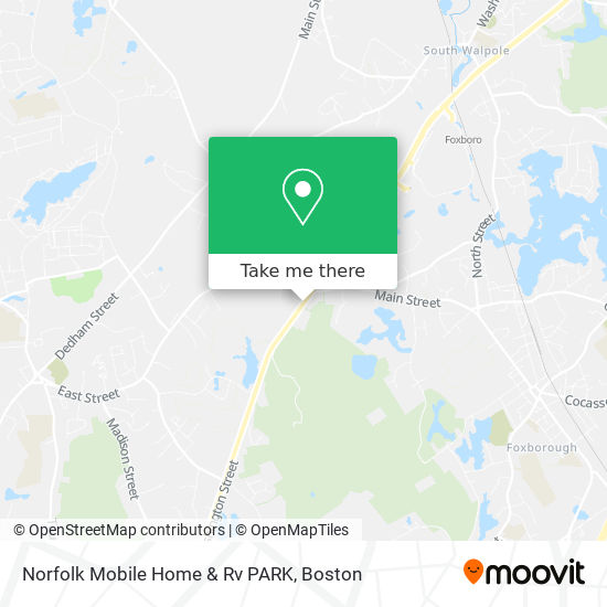 Mapa de Norfolk Mobile Home & Rv PARK