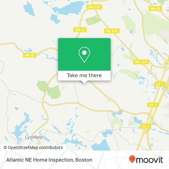 Mapa de Atlantic NE Home Inspection