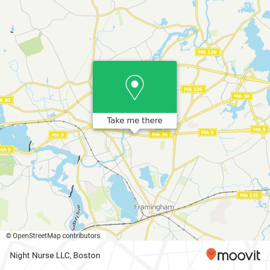 Night Nurse LLC map