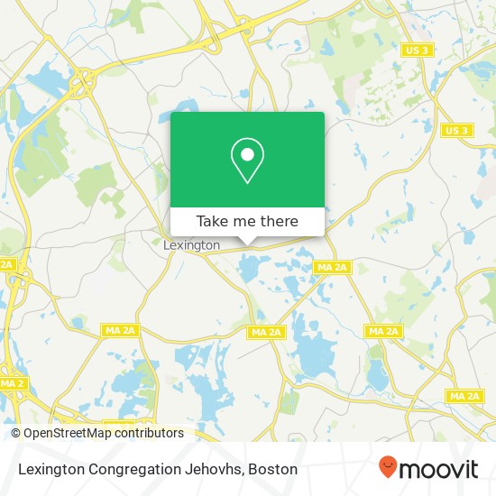 Mapa de Lexington Congregation Jehovhs