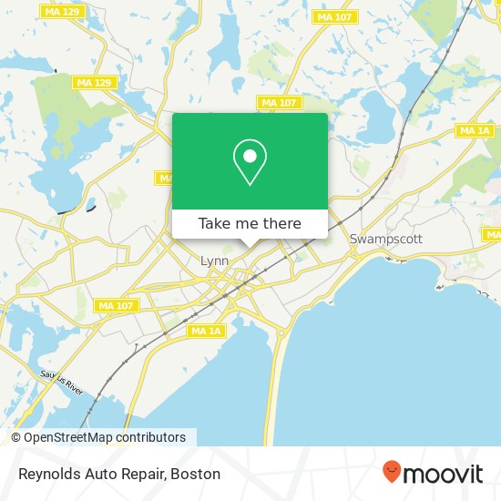 Reynolds Auto Repair map