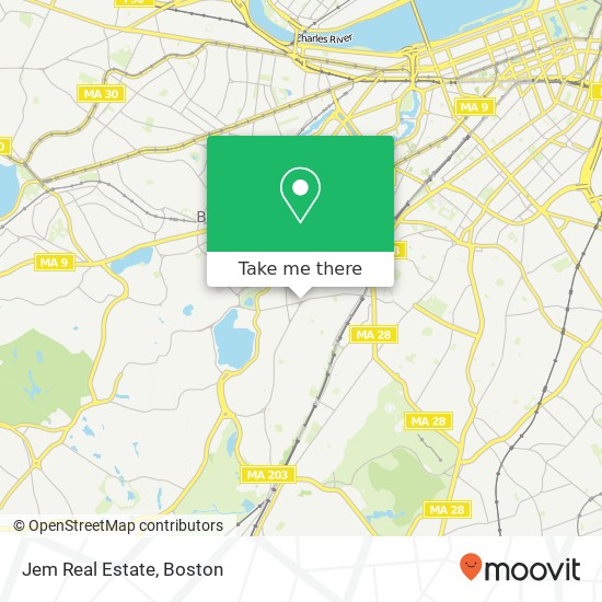 Jem Real Estate map