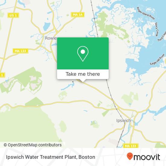 Ipswich Water Treatment Plant map