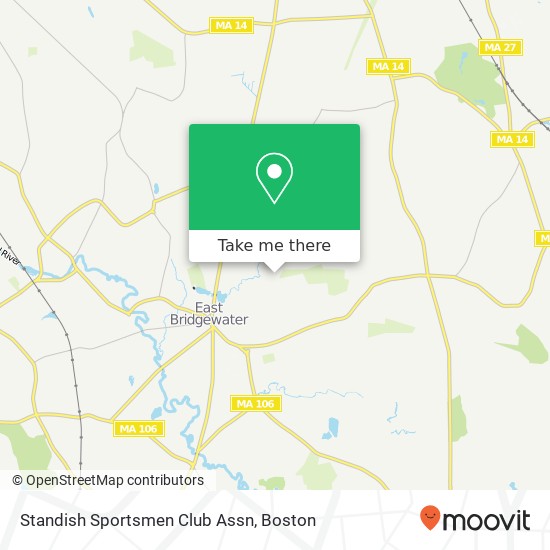 Standish Sportsmen Club Assn map