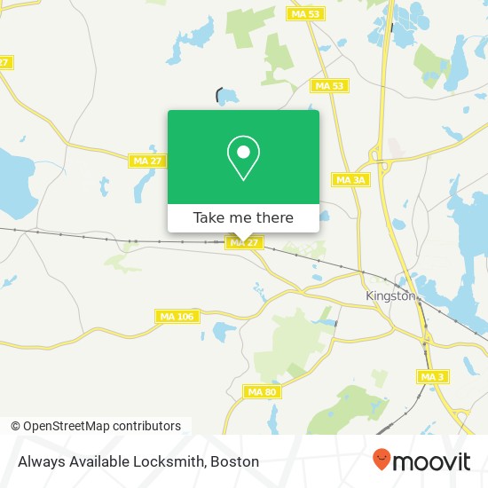 Mapa de Always Available Locksmith