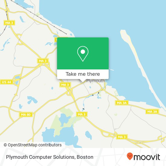 Mapa de Plymouth Computer Solutions
