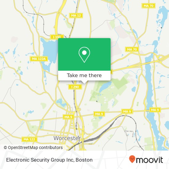 Mapa de Electronic Security Group Inc